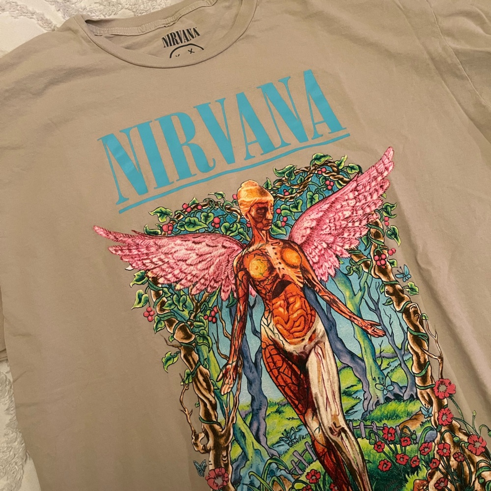 Nirvana in utero t shirt